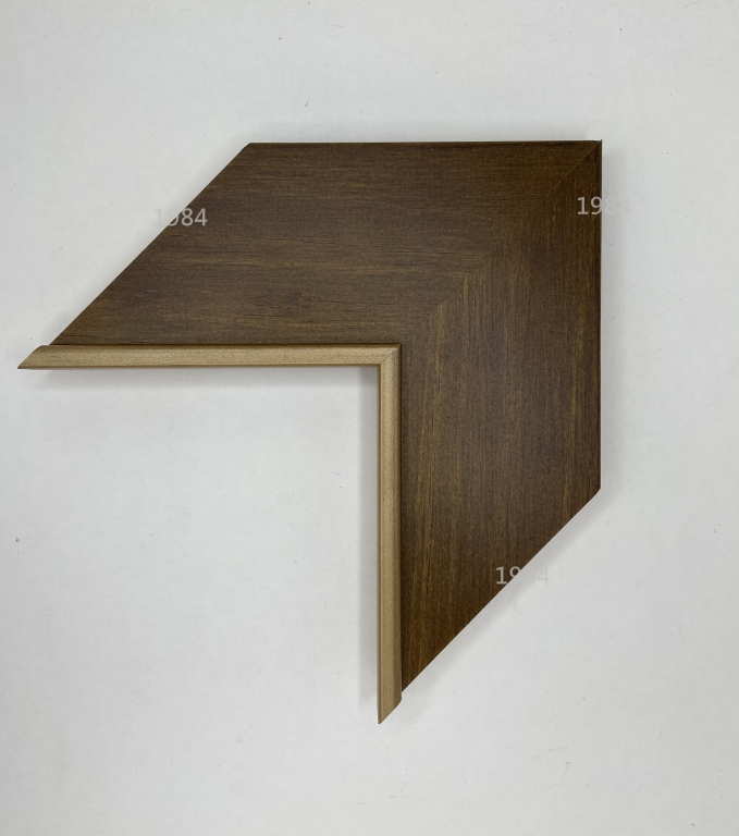 2034-1 咖啡色金邊 / brown, gold