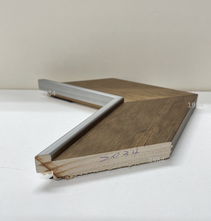 2034 柚木色銀邊 / teakwood, silver